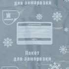 Пакеты для заморозки продуктов «Уфа ПаК», 30×40 см, 80 шт, толщина 20 мкм - фото 9789131