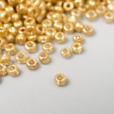 Бисер круглый размер 12/0 «Тёмное золото», 20 г