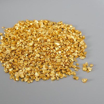 Декор «Стеклянная золотая крошка» 20 г