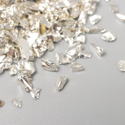 Декор "Стеклянная серебрянная крошка" 20 гр