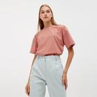 Футболка женская MINAKU OVERSIZE FIT: цвет пыльно-розовый, р-р 50 6886310 - фото 1670267