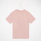 Футболка женская MINAKU OVERSIZE FIT: цвет бежевый меланж, р-р 50 - Фото 5