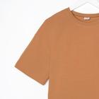 Футболка женская MINAKU OVERSIZE FIT: песочная, р-р 42 - фото 44478447