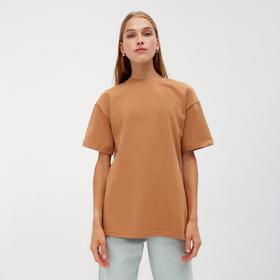 Футболка женскаяMINAKU OVERSIZE FIT: цвет серый, р-р 46 6886328