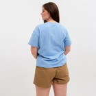 Футболка женская MINAKU REGULAR FIT: цвет голубой, р-р 48 - Фото 2