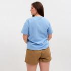 Футболка женская MINAKU REGULAR FIT: цвет голубой, р-р 50 - Фото 2