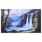 Картина на холсте "Горный водопад" 60х100 см - фото 4627606