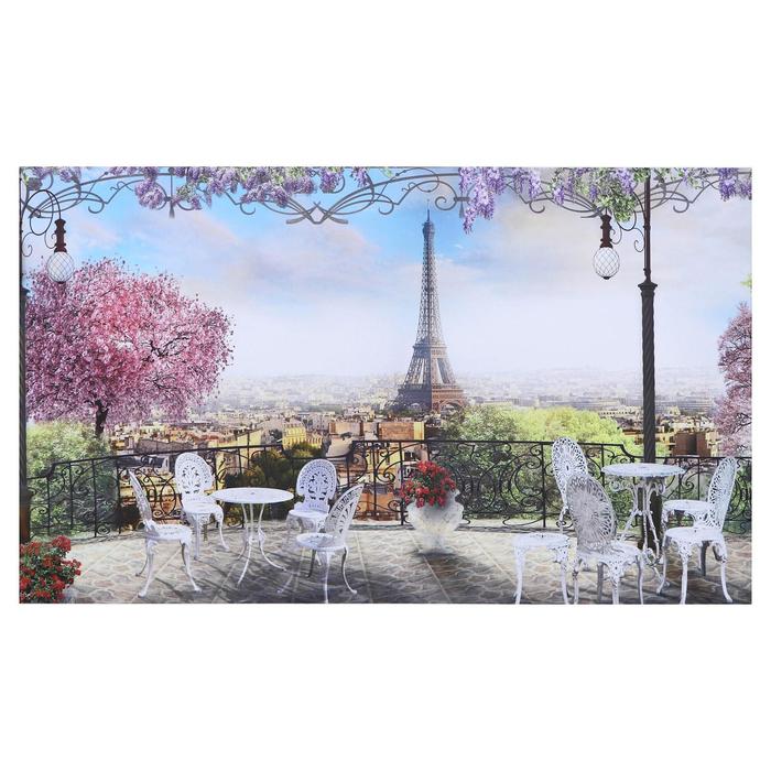 Картина на холсте "Весенний Париж" 60х100 см - Фото 1
