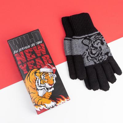 Перчатки мужские новогодние KAFTAN «Тигр», размер 22
