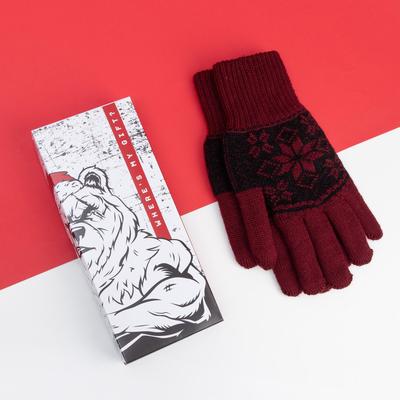 Перчатки мужские новогодние KAFTAN Rad, размер 22