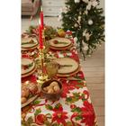 Скатерть новогодняя Доляна "Сказочное настроение" 145*260 +/- 2 см, 100% п/э - фото 30042259