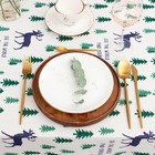 Скатерть Доляна "Елочки" 145х200±3см,100%пэ, рогожка 130 гр/м - фото 31403319