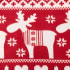 Подарочный набор : плед 150*130см «Новогодний олень» с новогодними игрушками - фото 809468227