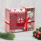 Подарочный набор LoveLife: плед 150×130 см «Новогодний олень» с новогодними игрушками - Фото 5