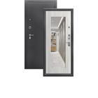 Входная дверь «Да-66 Милли», 970 × 2050 мм, правая, цвет антик серебро / ясень ривьера айс - фото 300480683
