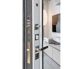 Входная дверь ARGUS «ДА96 Крейзи», 970 × 2060 мм, левая, цвет чёрный шёлк / софт милк - Фото 2