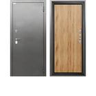 Сейф-дверь «Берлога 3К Термо», 870 × 2050 мм, левая, цвет антик серебро/рустик соломенный - Фото 1