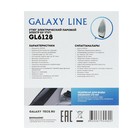 Утюг Galaxy LINE GL 6128, 2200 Вт, керамическая подошва, 30 г/мин, 150 мл, фиолетовый - фото 9347205