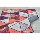 Ковёр «Розетта Дижитал», размер 100х150 см., принт треугольники - Фото 2