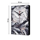 Часы-картина настенные, интерьерные "Стрелиция", плавный ход, 57 х 35 х 4 см - фото 24669251