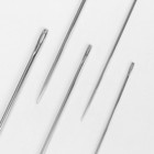 Иглы швейные, для кожи и меха №1, d = 0,7 / 0,8 / 1,8 мм, 3 - 8 см, 5 шт, ИЗ-200911 (комплект 10 шт) - фото 21308057