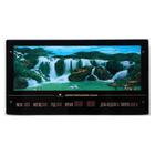 Световая картина "Водопад и лебеди" с инф. календарем, с подсветкой, 70х37 см - Фото 1