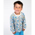 Пижама детская, цвет серый/звёзды, рост 98 см - фото 35240066