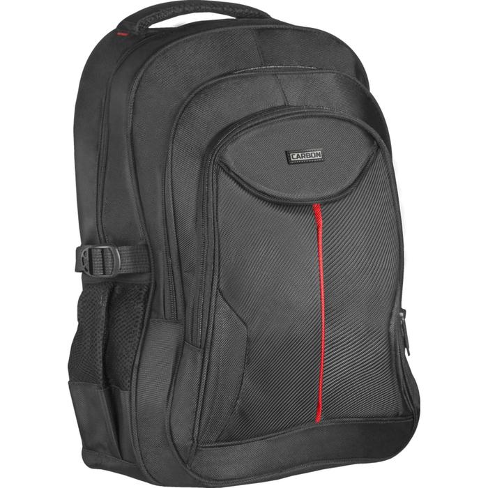 Сумка-рюкзак для ноутбука, органайзер, полиэстер, Defender Carbon 15.6, чёрный, 26077 - Фото 1