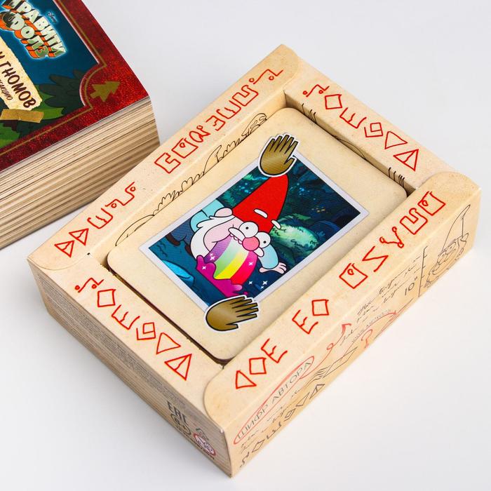 Карточная игра на скорость и реакцию "Гравити Фолз день ловли гномов", 120 карт, 8+ - фото 1905816422