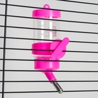 Поилка для грызунов «Пижон», 80 мл, розовая - Фото 5