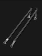 Лямки для бюстгальтера, силиконовые, фурнитура пластик, 1 см, 37 см, пара, прозрачные - Фото 3