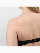 Лямки для бюстгальтера, силиконовые, фурнитура пластик, 1 см, 37 см, пара, прозрачные - Фото 7