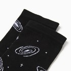 Носки женские MINAKU «Космос», цвет чёрный, размер 38-39 (25 см) - Фото 2