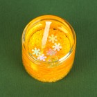 Новогодняя свеча, гелевая в стакане Зима это ..«Золотой шик», без аромата, скретч-слой, 2,5 х 2,5 х 2,5 см - Фото 4