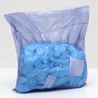 Шапочка медицинская Шарлотта 10 г/м голубая р-р 54-65 см спанбонд 100 шт./уп - Фото 2