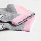 Носки детские, цвет светло-серый меланж, размер 14-16 - Фото 2