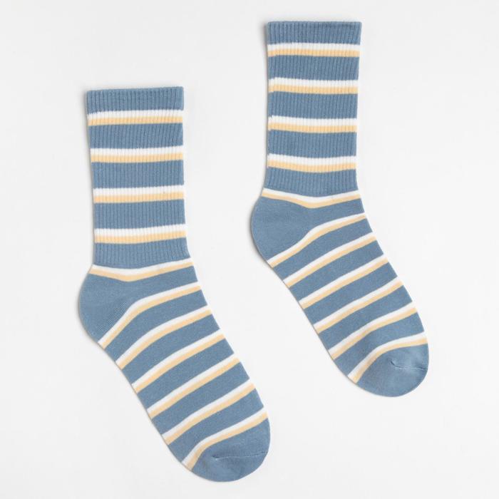 Носки MINAKU цвет синий, размер 36-41 (23-27 см) - Фото 1