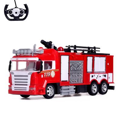 Уценка (помята упаковка) Машина радиоуправляемая «Пожарная охрана», стреляет водой, работает от аккумулятора