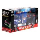 Грузовик радиоуправляемый «Тягач», работает от батареек, цвета МИКС, уценка (помята упаковка) - Фото 7