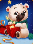 Ланч - бокс новогодний «Мишка», 300 мл 6756923