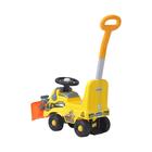 Каталка детская Everflo Bulldozer, c родительской ручкой, цвет жёлтый - Фото 3