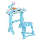 Музыкальный детский центр «Пианино», голубой - фото 109856545