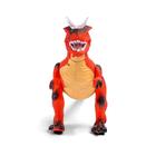 Динозавр радиоуправляемый T-Rex, свет, звук, работает от батареек, цвет красный, уценка (порвана упаковка) - Фото 4