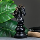 Фигура "Конь" черный, 11х14х26см - фото 7221072