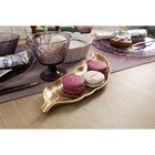 Блюдо для фруктов Доляна «Золотой лист», 27×10 см, золотое - Фото 6