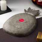 Блюдо для фруктов Доляна «Винтаж», 30×19×2 см, серое - Фото 3