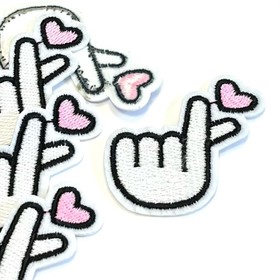 

Термоаппликация «ТАВ 40 рука с сердечком», размер 6x4 см