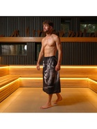 Полотенце килт вафельное мужское для бани «Лев», 75×145 см, хлопок 100 % - Фото 5