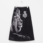 Полотенце килт вафельное мужское для бани «Лев», 75×145 см, хлопок 100 % - Фото 5