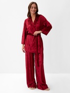 Костюм женский (жакет, брюки) KAFTAN, размер 40-42, цвет бордовый 5600750 - фото 1671131